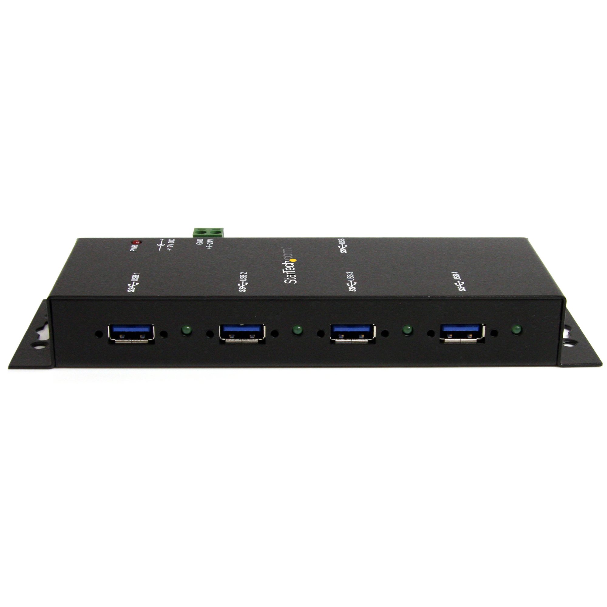 STARTECHCOM Mountable 4Port Rugged Industrial USB 30 SuperSpeed Hub