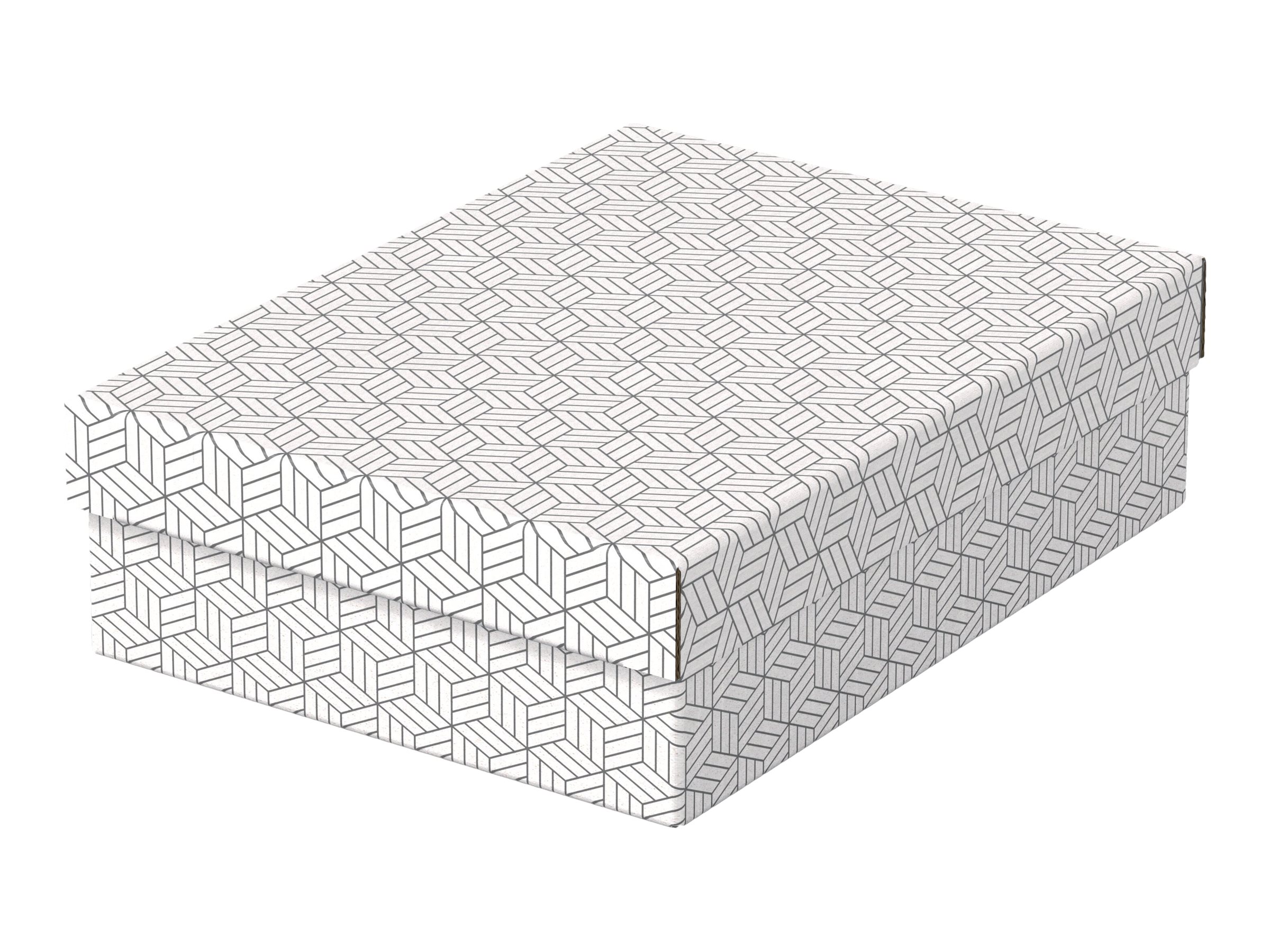 3 Esselte Home Aufbewahrungsboxen 8,0 l weiss 26,5 x 36,0 x 10,0 cm