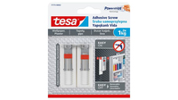 tesa Klebeschraube für max. 1,0 kg 2,4 x 6,4 cm, 2 St. tesa Klebeschraube für max. 1,0 kg 2,4 x 6,4 cm, 2 St.