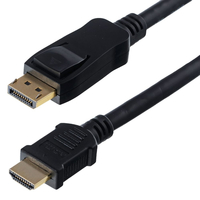 PureLink Anschlusskabel, DisplayPort St./HDMI St., FULL HD, BASIC, 5,0m, schw.