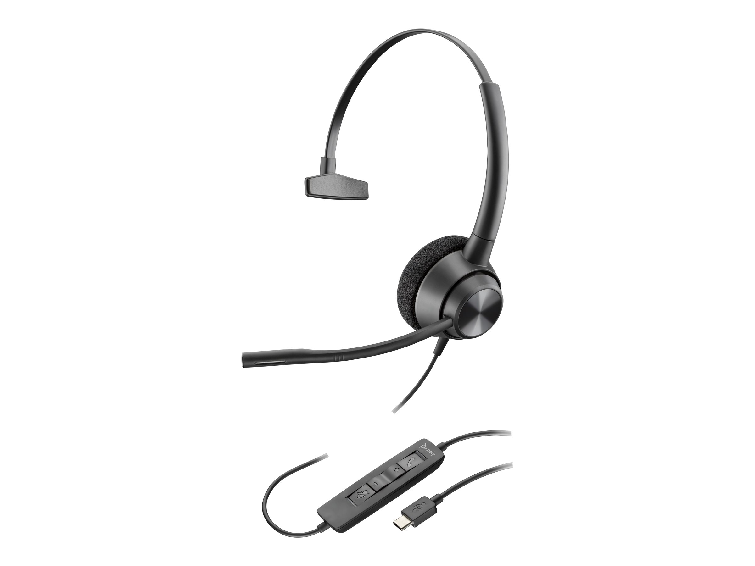 HP Poly EncorePro 310 USB-C Monoaural Headset TAA HP Poly EncorePro 310 USB-C Monoaural Headset TAA