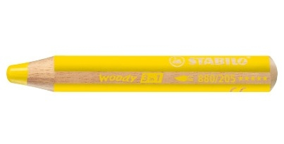 STABILO woody 3 in 1 Buntstift gelb, 1 St. STABILO woody 3 in 1 Buntstift gelb, 1 St.