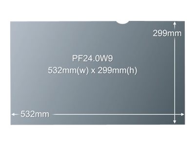 3M Blickschutzfilter PF240W9B für 61,0cm 24Zoll Breitbild-Monitor 16:9