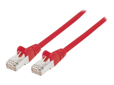 INTELLINET Netzwerkkabel Cat6 SFTP CU LS0H 0,5m Rot RJ45 Stecker RJ45 Stecker Vergoldete Kontakte