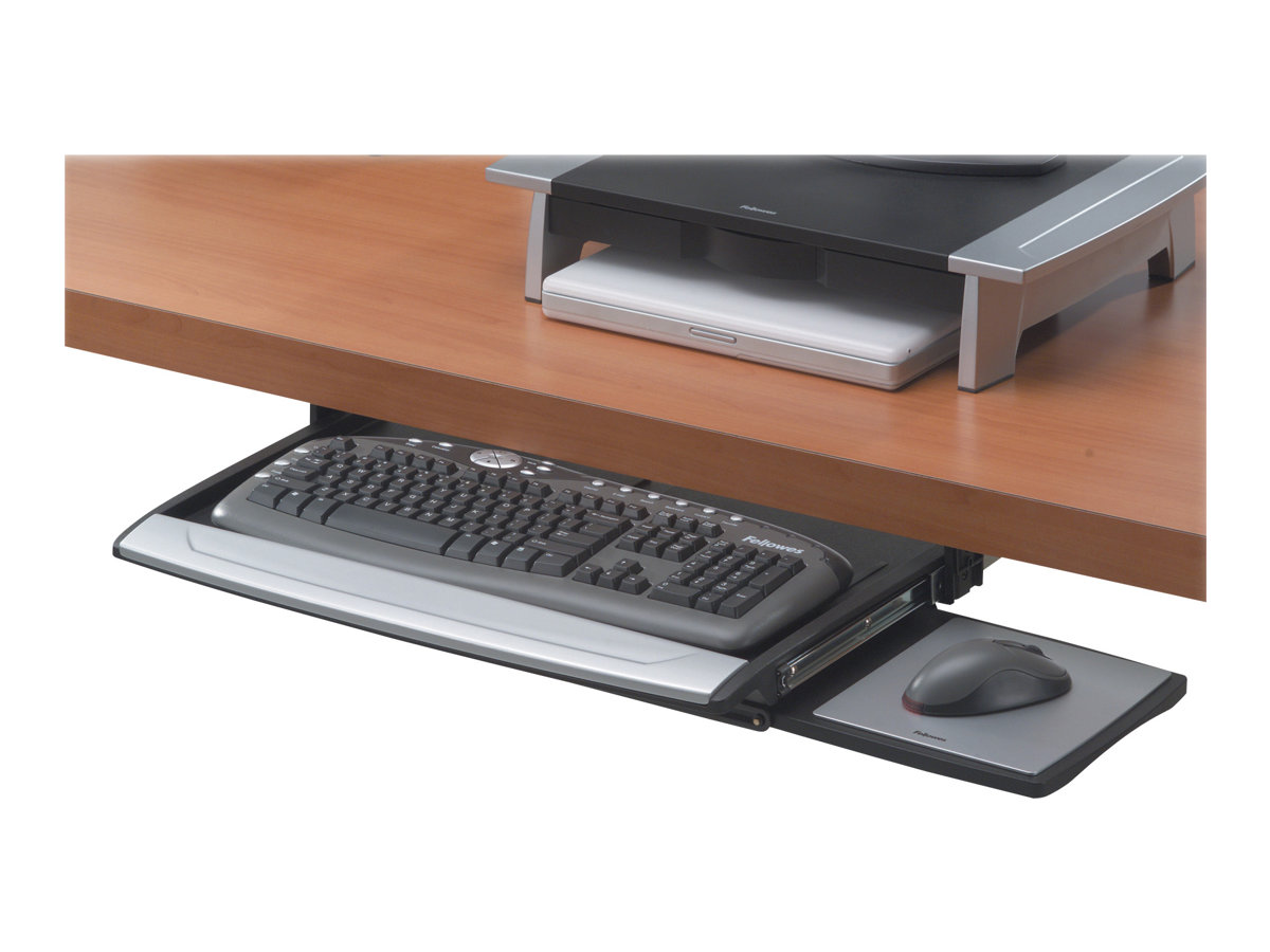 Fellowes Tastaturauszug mit Mausablage schwarz