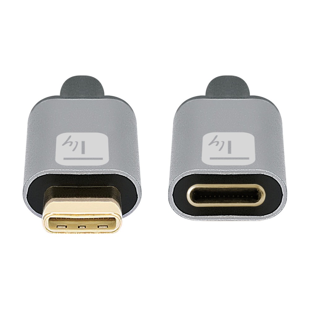 Techly USB3.2 Gen.2 Kabel Stecker Typ‑C Buchse USB Typ‑C
