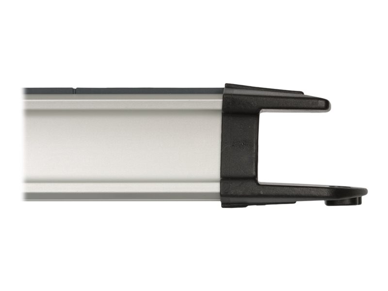 Brennenstuhl Premium ALU-Line 12-fach Duo schwarz mit 2 Schaltern, 3 m