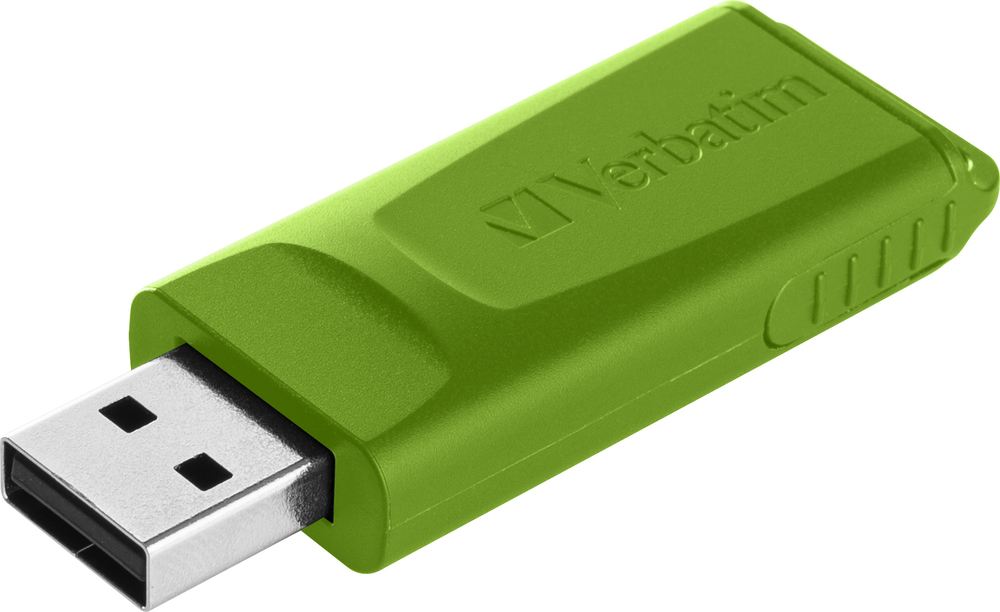 Verbatim Slider 16 GB Blau Rot Grün (Packung 3)