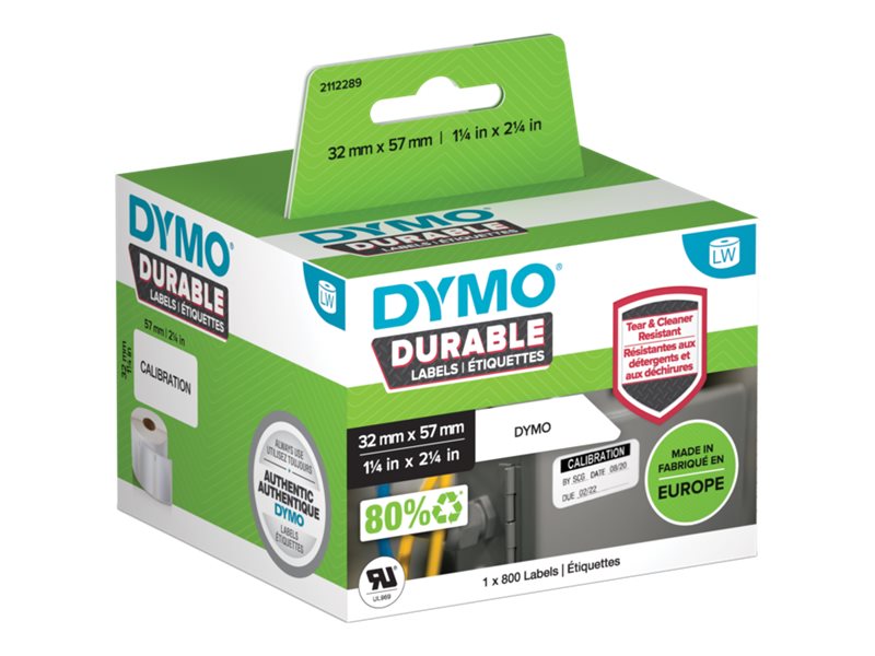2112289 DYMO 57x32mm WEISS KUNSTSTOFF 2112289 DYMO 57x32mm WEISS KUNSTSTOFF