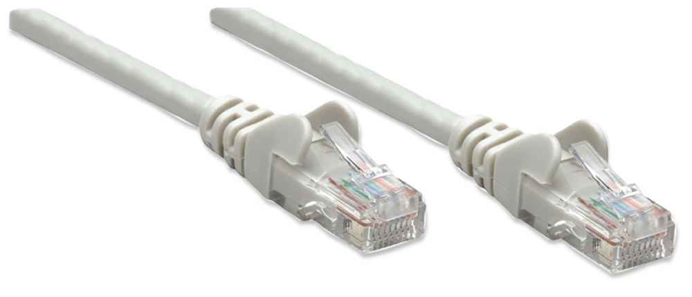 INTELLINET Netzwerkkabel Cat6 UUTP CCA Cat6kompatibel RJ45SteckerRJ45Stecker 2,0 m grau