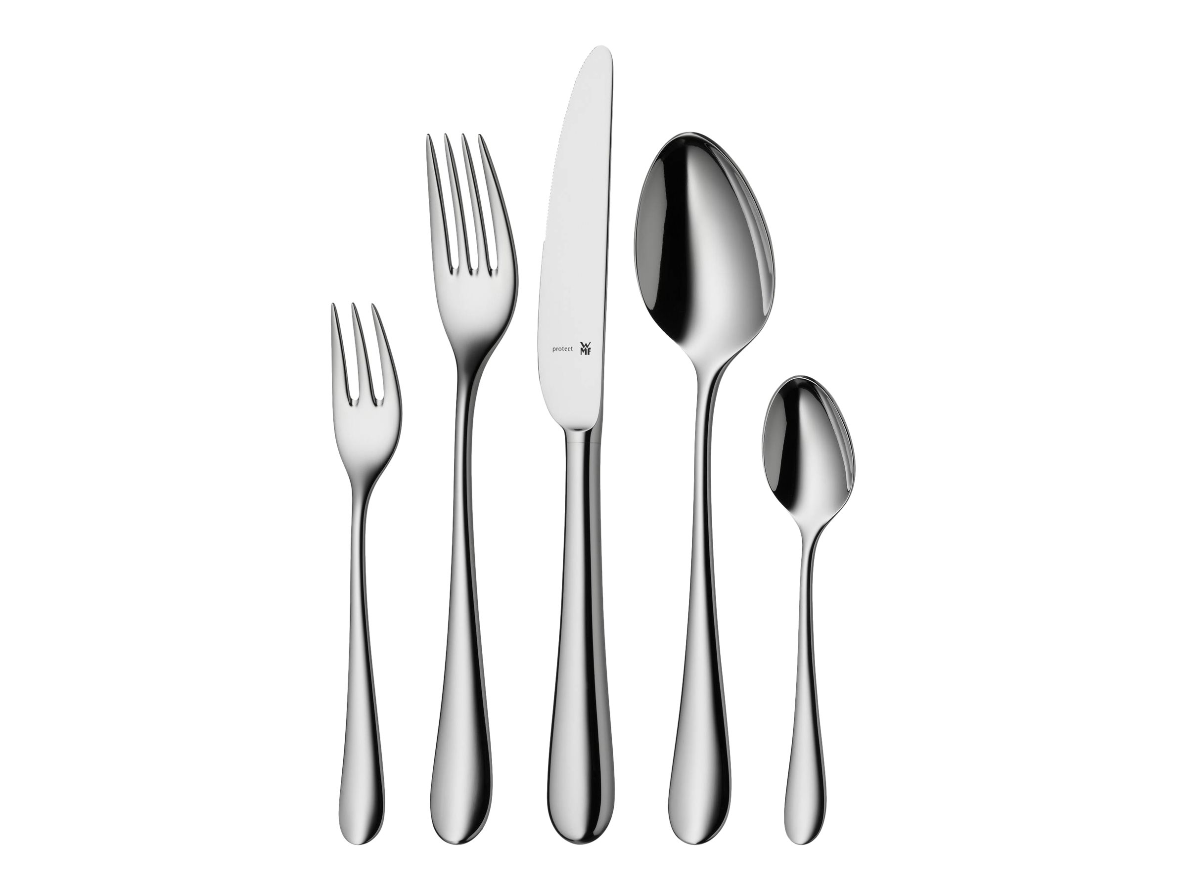 WMF 1140916340 Besteck-Set 30-teilig Merit Cromargan protect 