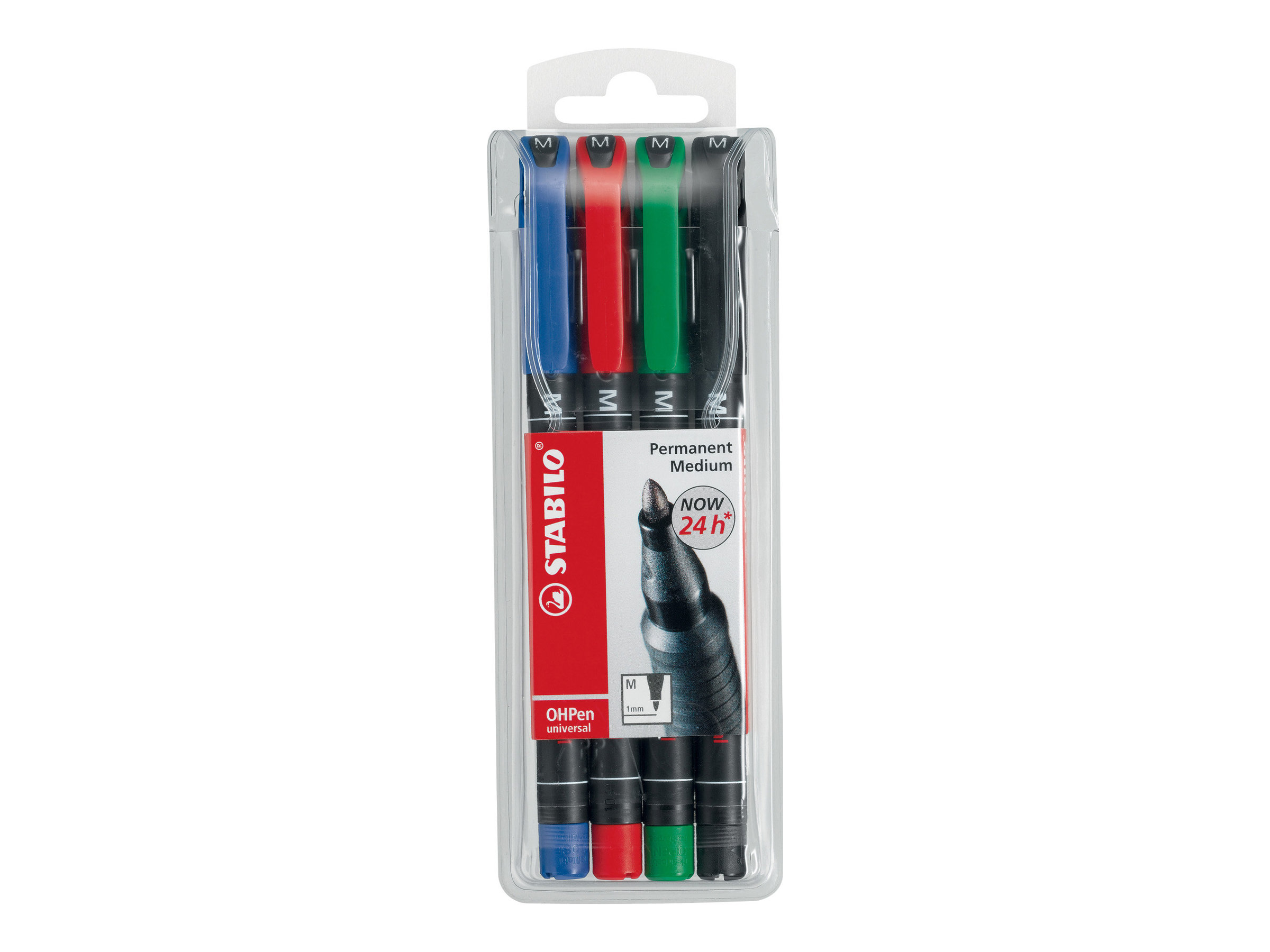 STABILO OHPen universal Folienstifte-Set farbsortiert permanent 4 St. STABILO OHPen universal Folienstifte-Set farbsortiert permanent 4 St.