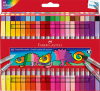 FABER-CASTELL Filzstifte farbsortiert, 40 St. FABER-CASTELL Filzstifte farbsortiert, 40 St.