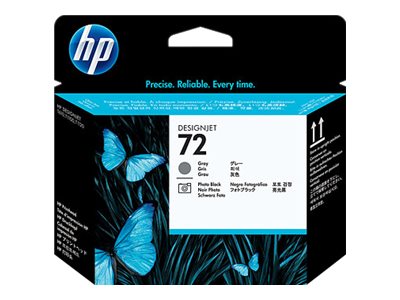 HP 72 (C9380A) Foto schwarz, grau Druckkopf