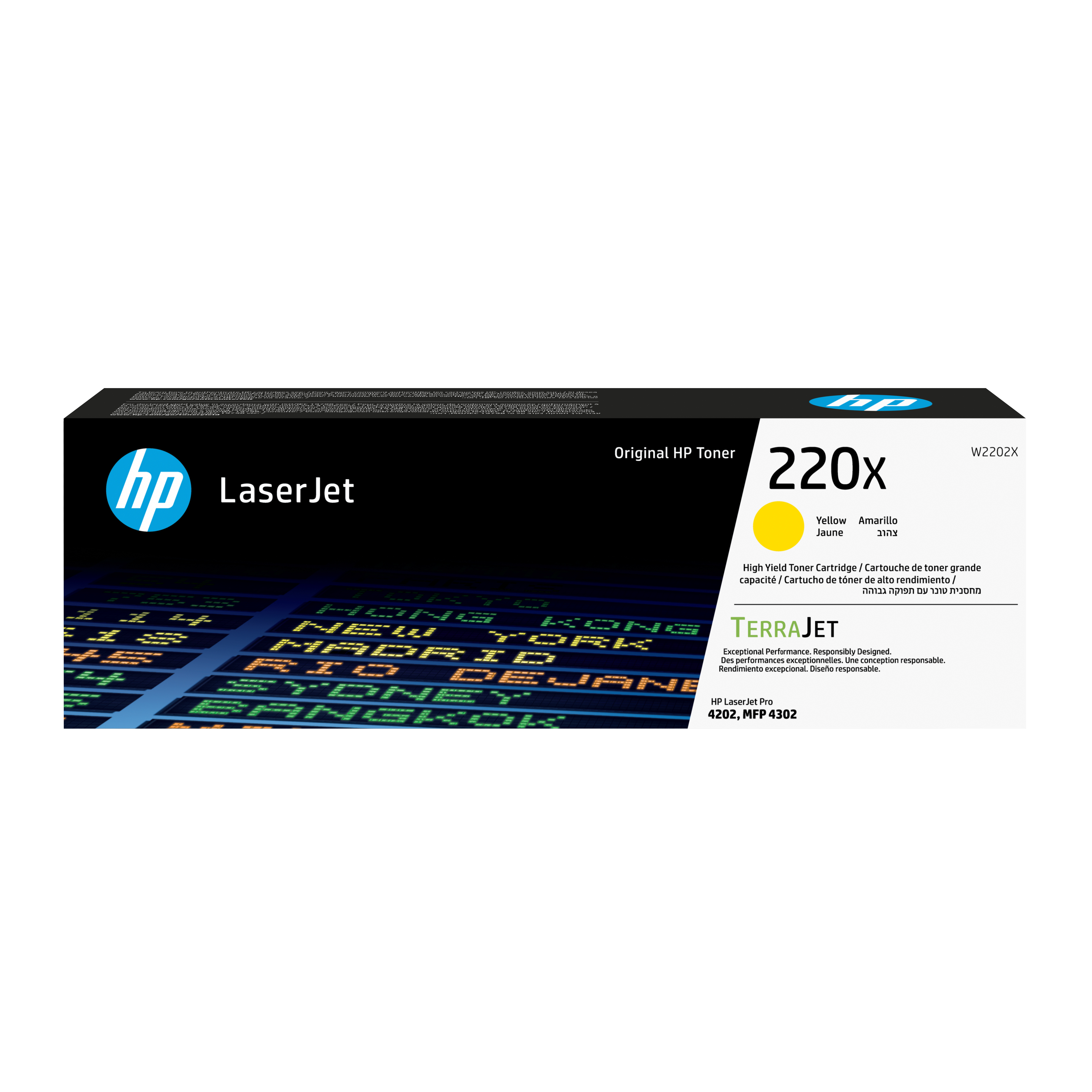 HP 220X W2202X gelb Tonerkartusche
