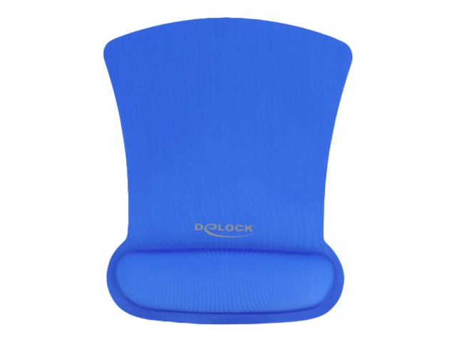 Delock Ergonomisches Mauspad mit Handballenauflage blau 255 x 207 mm