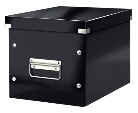 LEITZ Click Store Aufbewahrungsbox 10,0 l schwarz 26,0 x 26,0 x 24,0 cm, 1 St