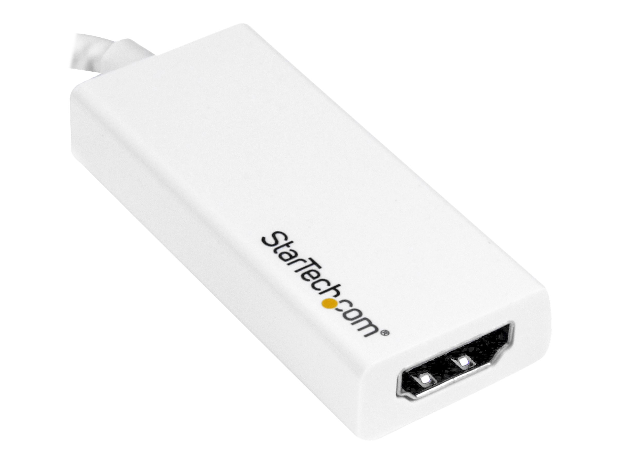 STARTECH.COM USB-C zu HDMI Adapter - USB Typ C zu HDMI Konverter fuer Computer mit USB - 4K 60Hz - Weiss STARTECH.COM USB-C zu HDMI Adapter - USB Typ C zu HDMI Konverter fuer Computer mit USB - 4K 60Hz - Weiss