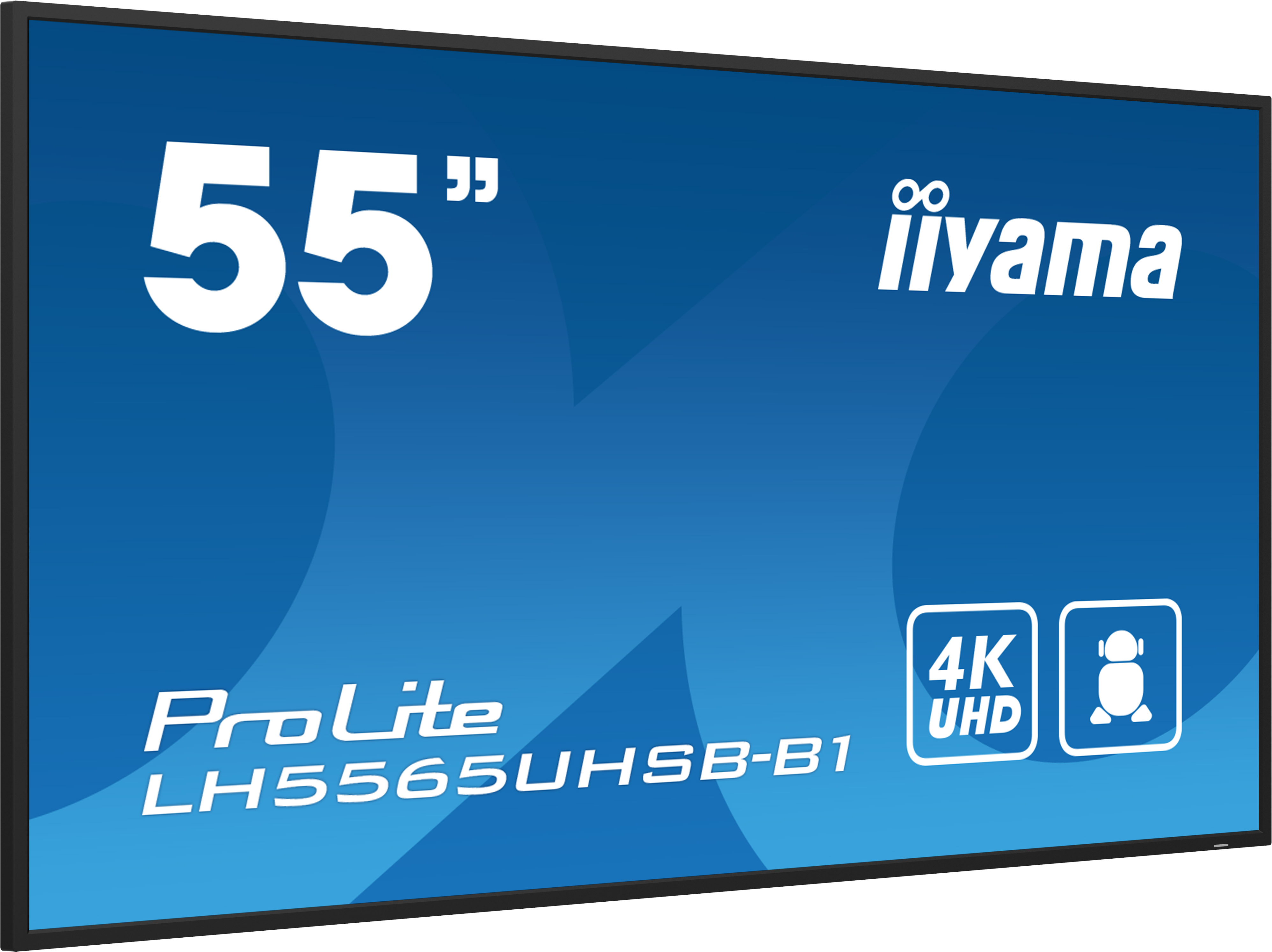 IIYAMA LH5565UHSBB1 139,7cm 55Zoll 3840x2160 UHD VA panel 800cdm2 12001 Static Contrast 8ms Landscape or Portrait mode