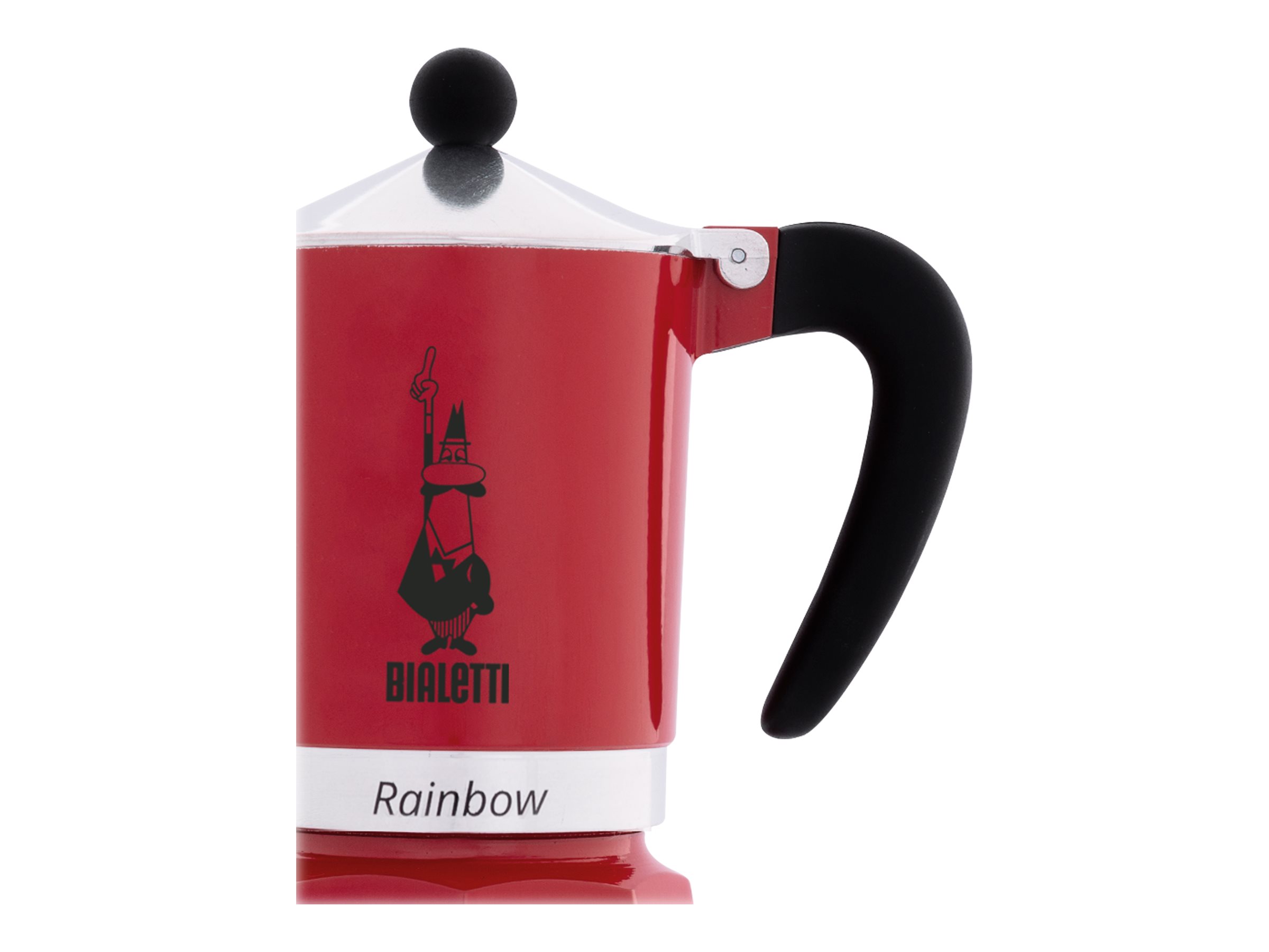 Bialetti Espressokocher Rainbow 3 Tassen rot 