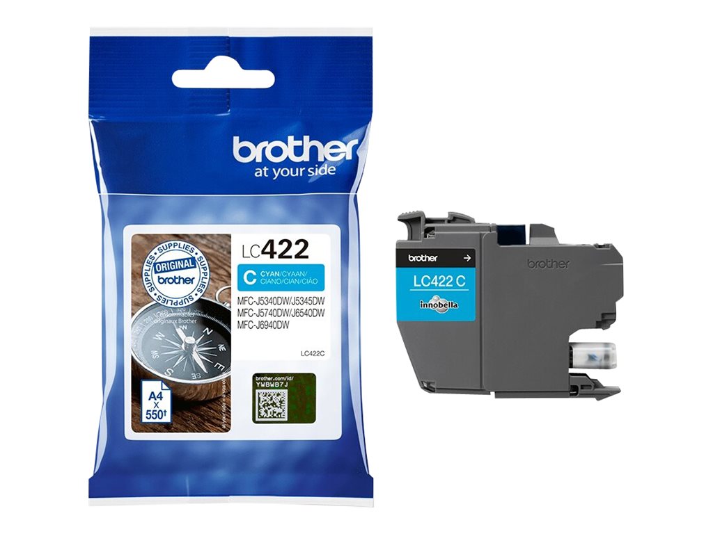 LC422C BROTHER MFCJ Tinte cyan ST 550