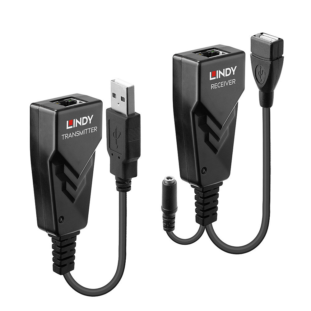 LINDY 100m USB 2.0 Cat.5 Extender