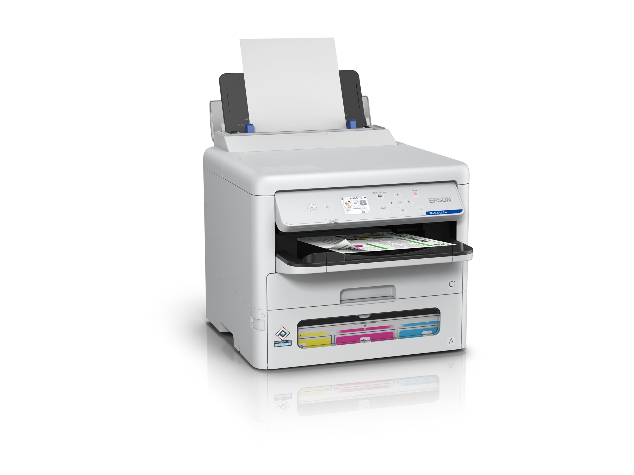 EPSON WorkForce Pro EPC800RDW Printer colour Duplex inkjet A4 4800x1200dpi 25ppm mono 25ppm colour 330sheets USB LAN WiFi