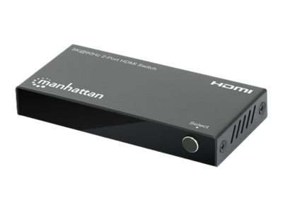 MANHATTAN 8K60Hz 2-Port HDMI-Switch Zum Umschalten zwischen zwei HDMI-Eingängen auf einem HDMI-Ausgang 2x1 48G IR-Fernbedienung MANHATTAN 8K60Hz 2-Port HDMI-Switch Zum Umschalten zwischen zwei HDMI-Eingängen auf einem HDMI-Ausgang 2x1 48G IR-Fernbedienung