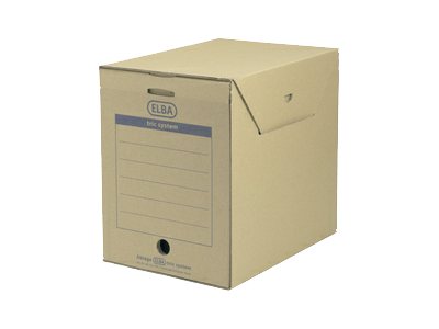 6 ELBA Archivboxen tric system braun 24,0 x 34,1 x 31,5 cm 6 ELBA Archivboxen tric system braun 24,0 x 34,1 x 31,5 cm
