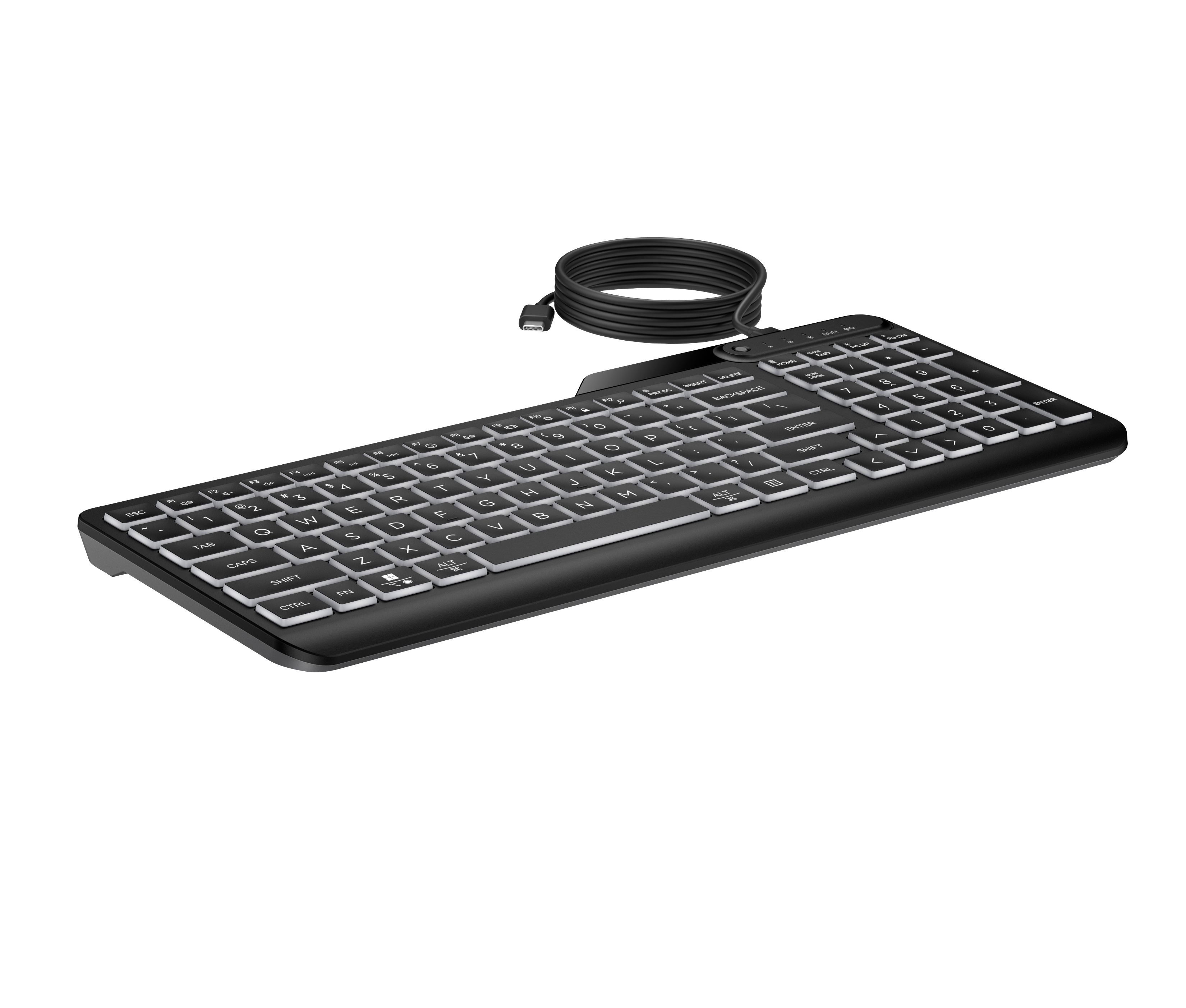 HP 400 Backlit Wired Keyboard P