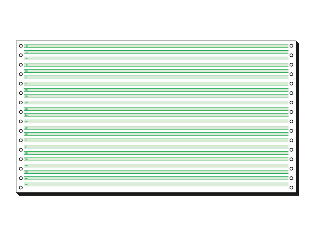 SIGEL Endlospapier Sondermass 1-fach, 60 g/qm gruen 2.000 Blatt SIGEL Endlospapier Sondermass 1-fach, 60 g/qm gruen 2.000 Blatt
