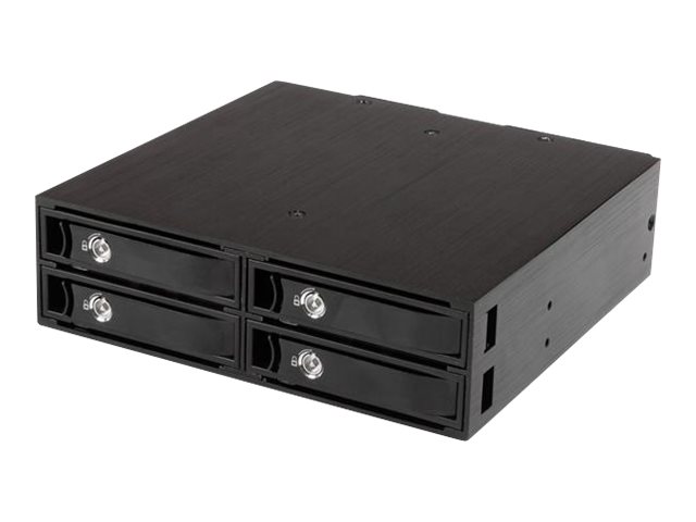 StarTech 4-fach Festplattenwechselrahmen SATSASBP425 -  4 x 2.5-SSD/HDD