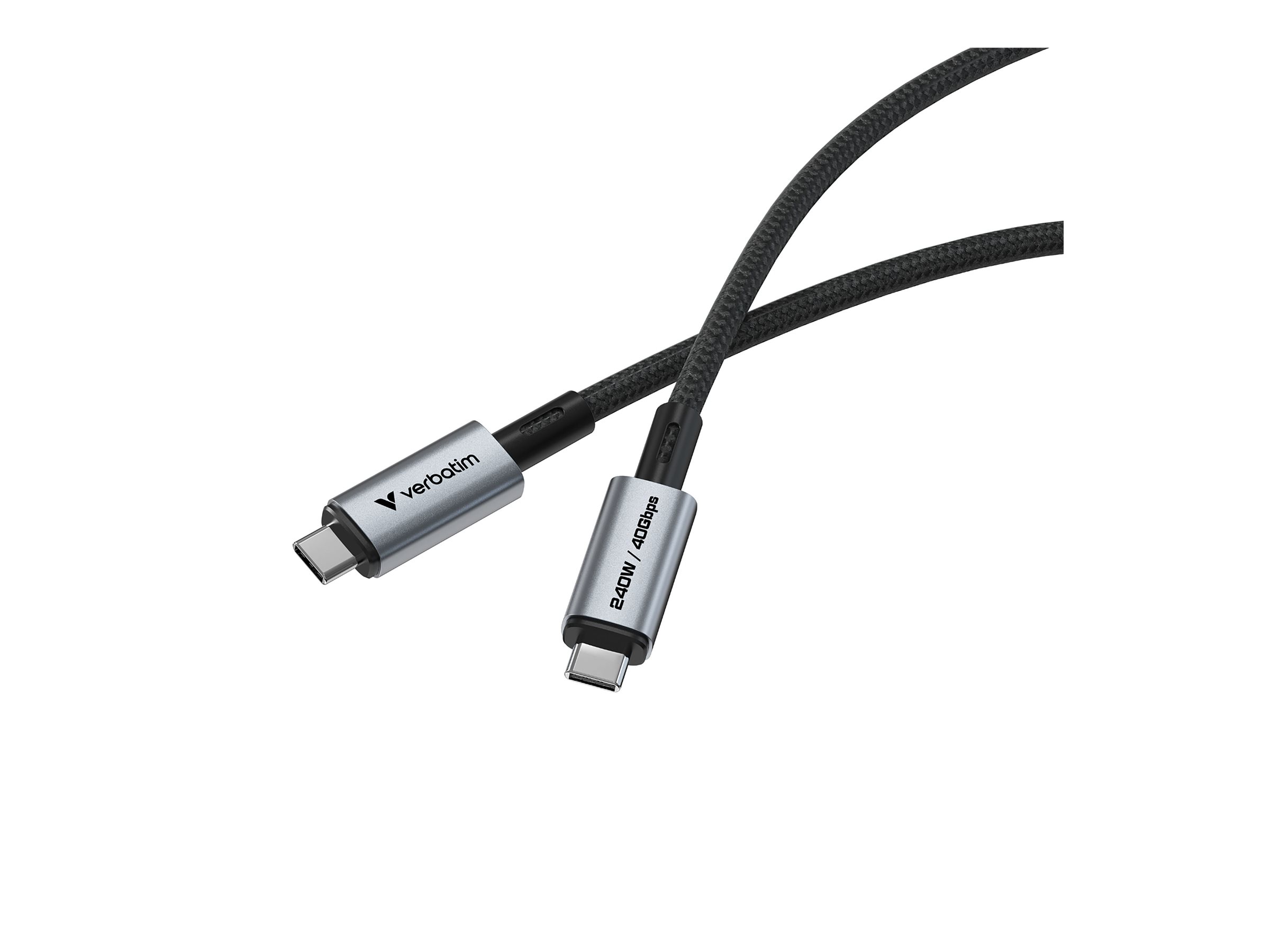 Verbatim Sync & Charge USB C to USB C 240W 40 Gbps120 cm Verbatim Sync & Charge USB C to USB C 240W 40 Gbps120 cm