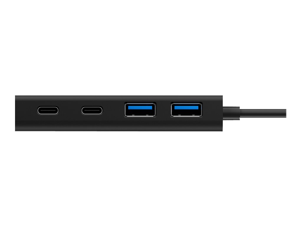 ICY BOX Type-C Hub mit 2x USB 3.0 IB-HUB1426-CPD 2xType-A Ports und 2x USB Type-C bis zu 5 Gbit/s 1 x USB Type-C Power Delivery