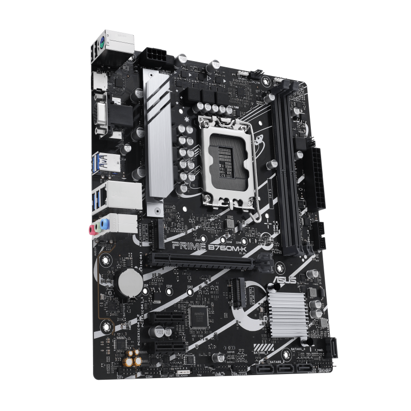 ASUS PRIME B760MK LGA 1700 2xDDR5 microATX 4xSATA MB 1xHDMI 21 1xDSub 2xM2