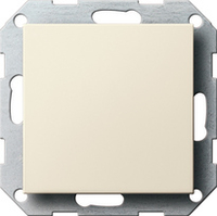 Gira Blindabdeckung 026801 + Tragring System 55 cremeweiss