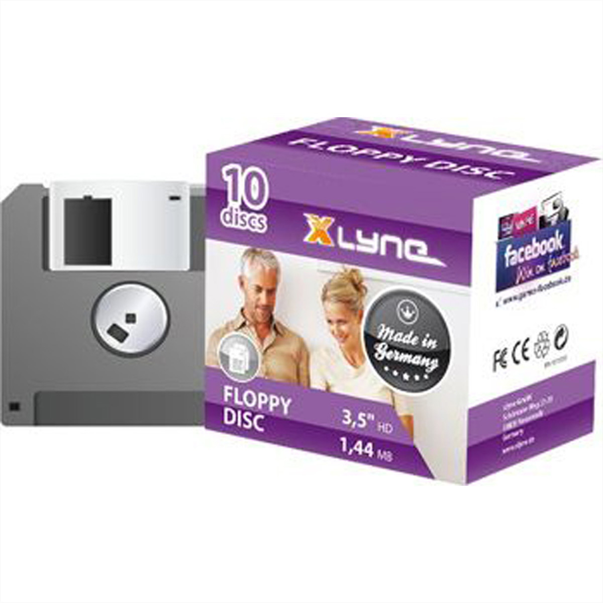 10 MediaRange Disketten Disketten 1,44 MB
