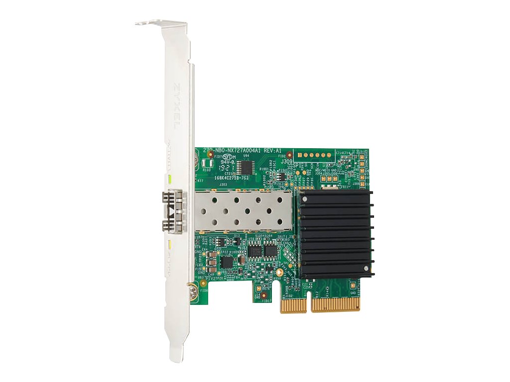 ZYXEL 10G Network Adapter PCIe Card with Single SFP+ Port ZYXEL 10G Network Adapter PCIe Card with Single SFP+ Port