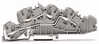 Wago Etagenklemme TOPJOB S L/L 4/6QMM 2005-7642 grau