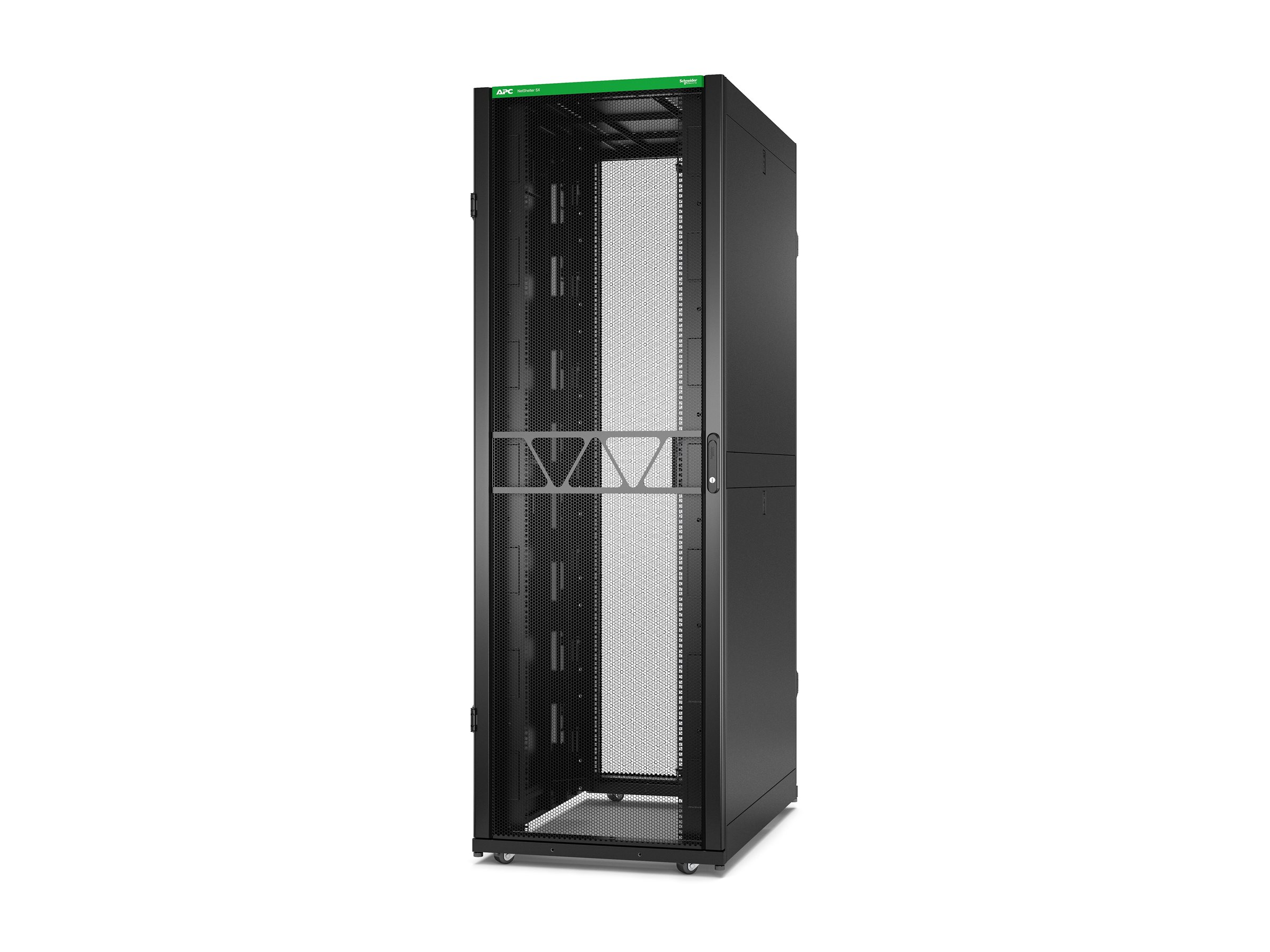APC NetShelter SX Server Rack Gen 2 48U 2258H x 750W x 1200D mm w/ Sides Black APC NetShelter SX Server Rack Gen 2 48U 2258H x 750W x 1200D mm w/ Sides Black