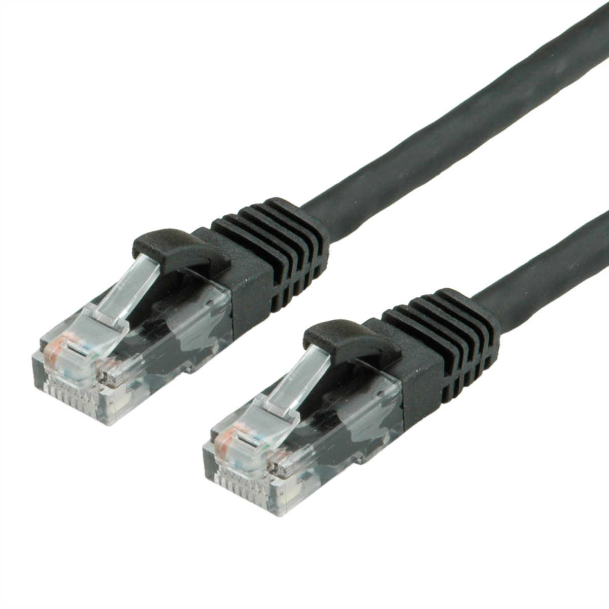 VALUE Patchkabel Kat.6A Class EA UTP schwarz 0,3m