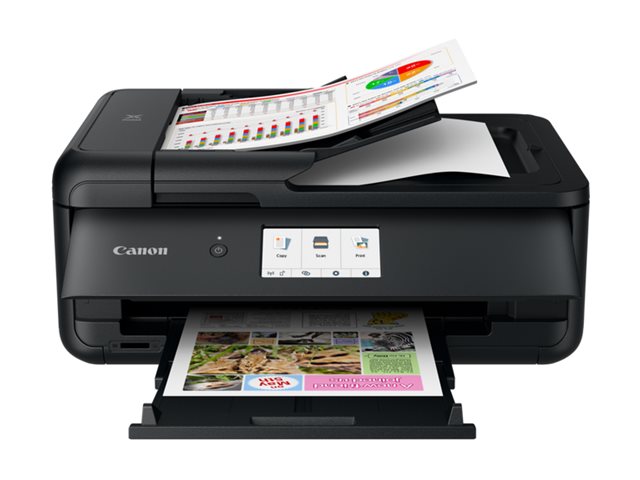 CANON PIXMA TS9550A MFP colour inkjet A4 A3 15ipm Print 200sheets USB LAN WiFi Black