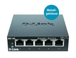 DLIN Desktop unmanaged Switch 5x10/100/1000 DLIN Desktop unmanaged Switch 5x10/100/1000