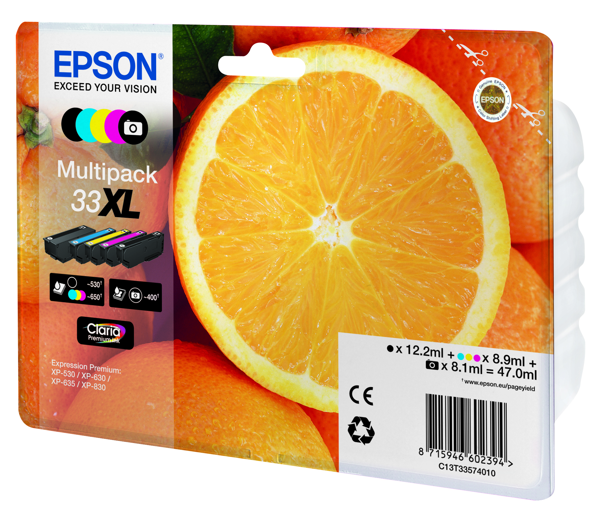 C13T33574011 EPSON XP Tinte 5 cmyk pbk