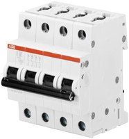 ABB Stotz-KontaktLeitungsschutzschalter S204-C25 C25A 4polig 6kA ABB Stotz-KontaktLeitungsschutzschalter S204-C25 C25A 4polig 6kA