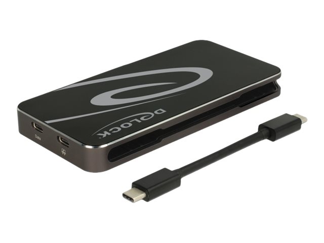 DELOCK USB Type-C 3.2 Dockingstation 4K HDMI + DP / 1080p VGA USB Hub und PD 3.0