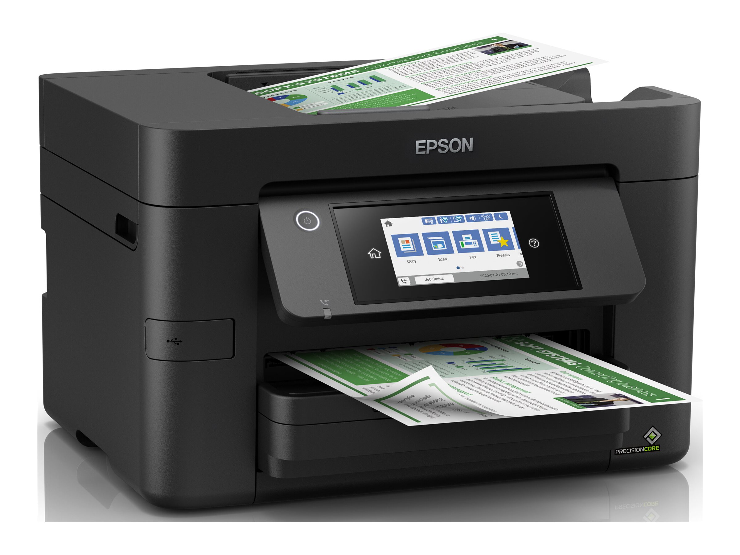 EPSON WorkForce Pro WF4825DWF 4 in 1 TintenstrahlMultifunktionsdrucker schwarz