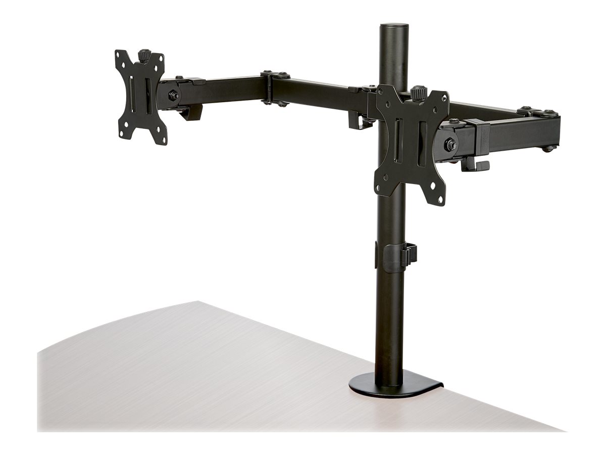 STARTECH.COM Desk Mount Dual Monitor Arm - Articulating - Premium Desk Clamp / Grommet Hole Mount for up to 27inch VESA Monitors