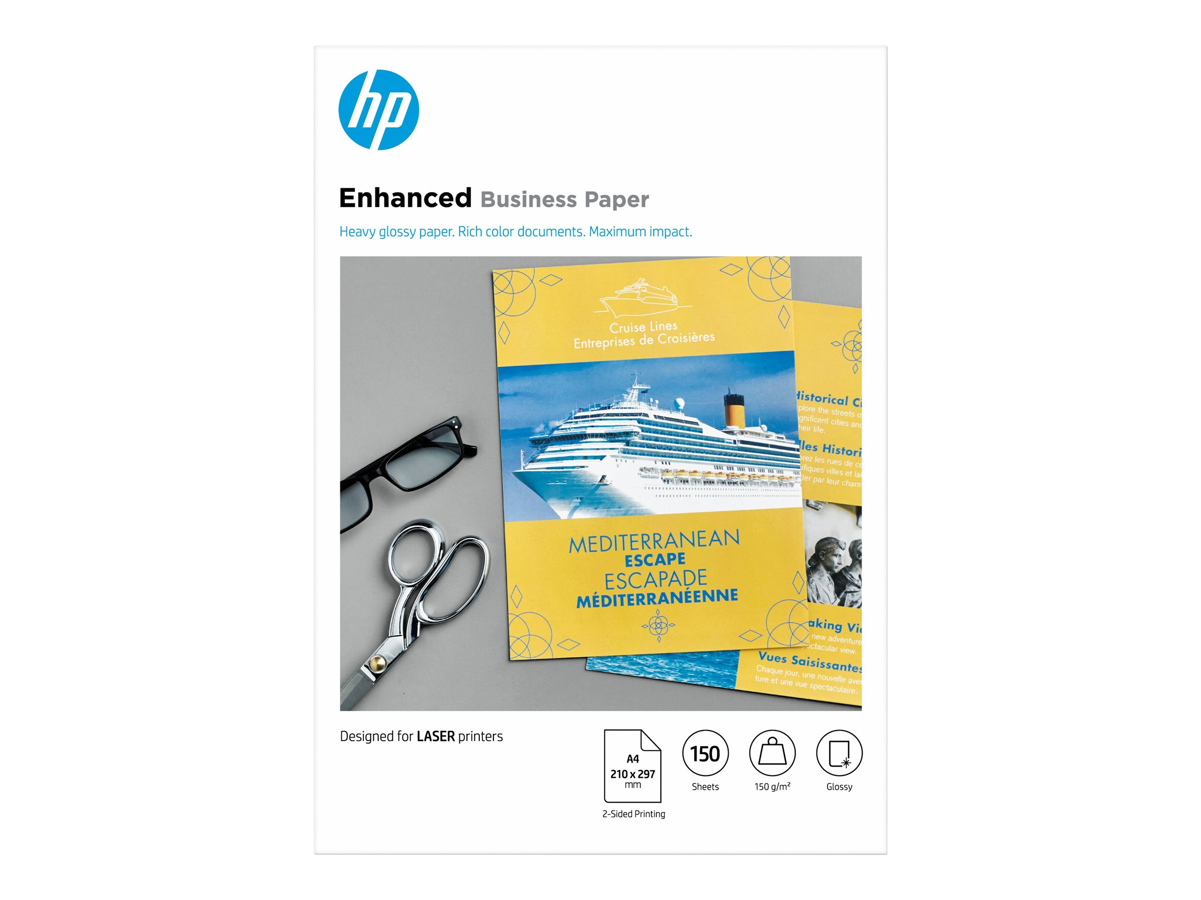 HP 150 Professional glossy paper laser CG965A 150g/m2 A4 150 sheets 1-pack