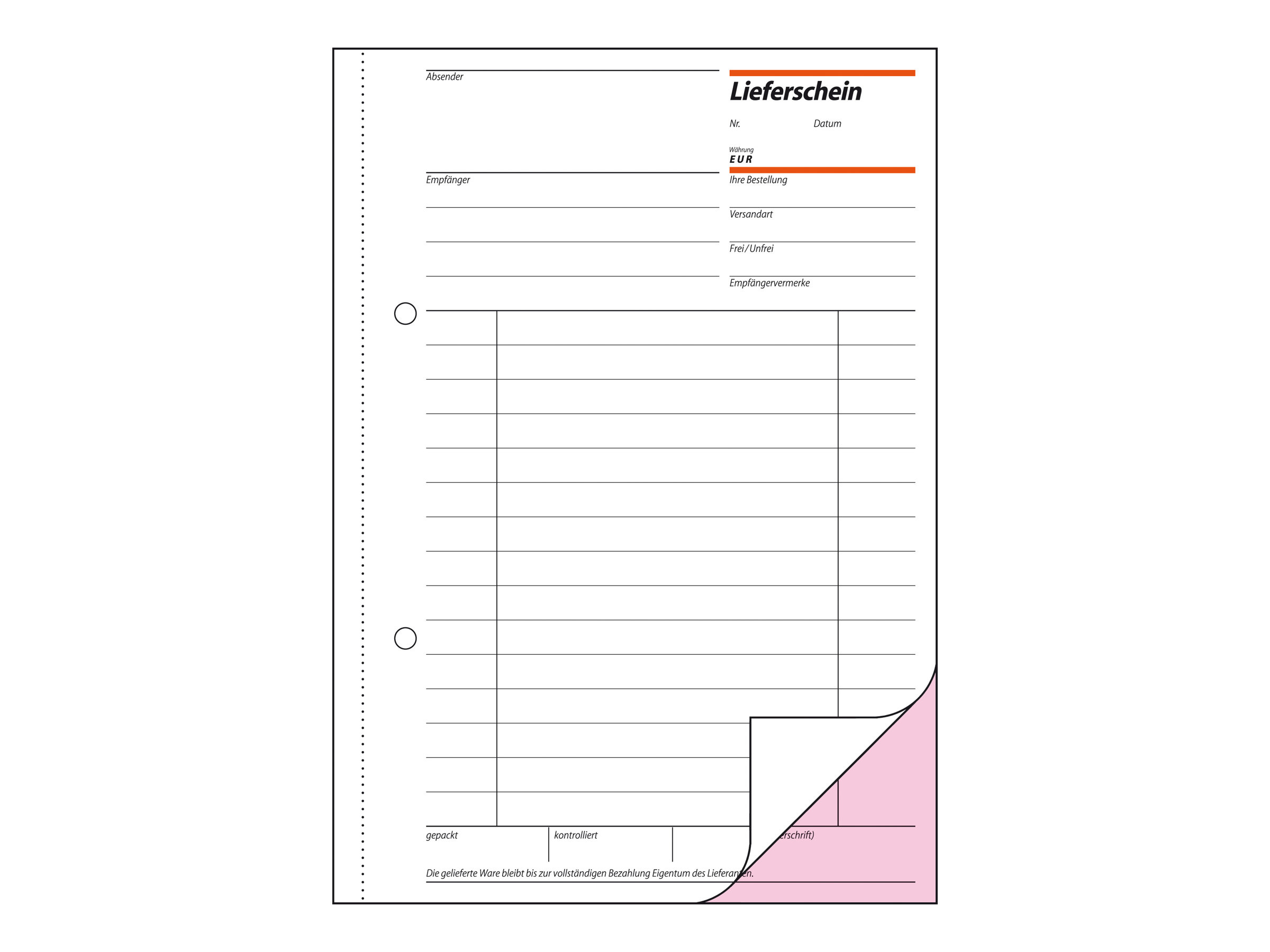 SIGEL Lieferschein mit Empfangsschein Formularbuch LI525 SIGEL Lieferschein mit Empfangsschein Formularbuch LI525